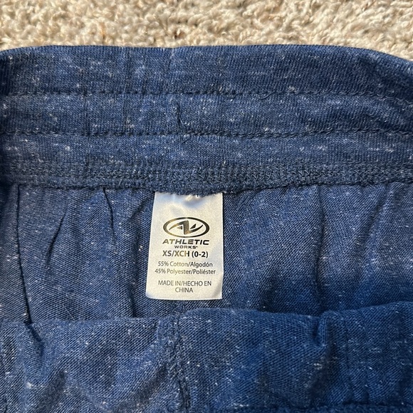 Navy Blue Athletic Works Shorts - Picture 5 of 5